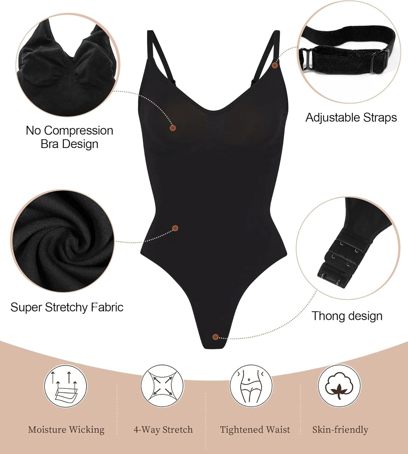 Bodilux® Tummy-Control Bodysuit™